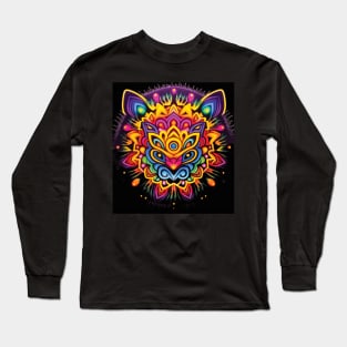 Explore the Stunning Tiger Designs in Neo-Impressionist Style Long Sleeve T-Shirt